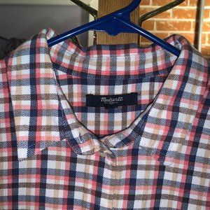 Madewell button down flannel